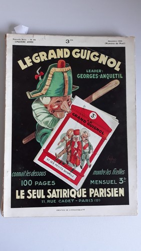 Rare revue grand guignol - rare,