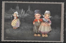 RARE CHILDREN'S POSTCARD SIGNED COLOMBO edition GAM series 2181