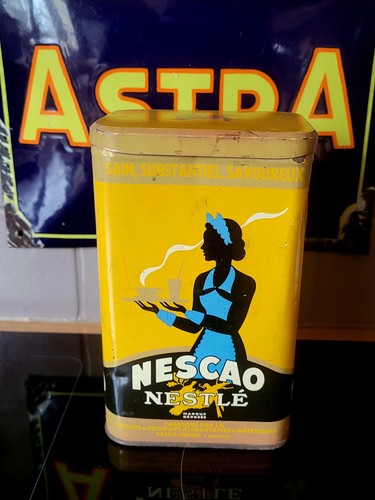 Ancienne boîte publicitaire - boÎte,