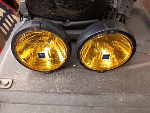 Paire phares jaune - jaune, longue