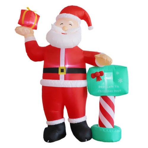 Père noël gonflable avec - père,