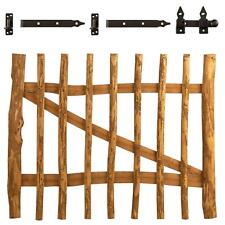 Porte Du Jardin Bois Holztor Palissade Porte Ferme Staketentor
