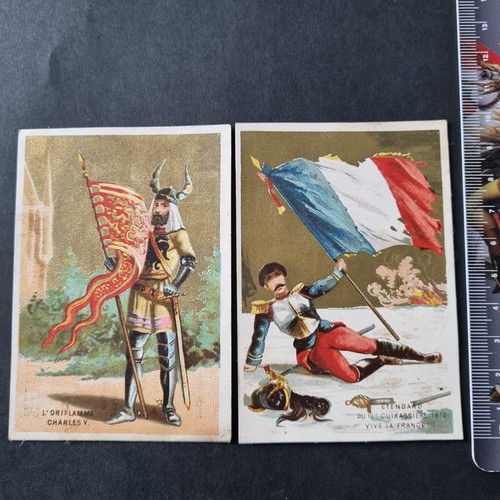 Chromos dorés drapeau - 2,
