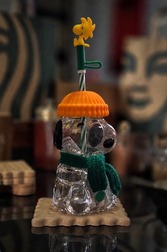 Starbucks peanuts glascup - peanuts,