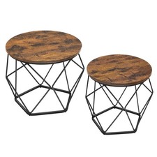 Table Basse Ronde, Lot de 2