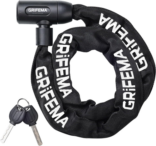 Antivol vélo chaine 120cm - antivol, en