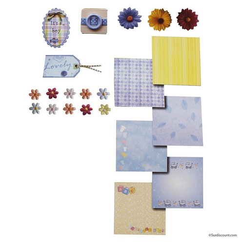 Kit scrapbooking naissance - kit,