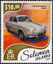 1961 RENAULT DAUPHINE ONDINE Car Automobile Stamp (2017 Solomons)