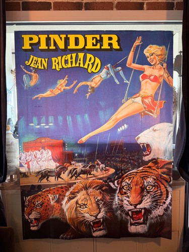 Affiche ancienne cirque - ancienne, pinder