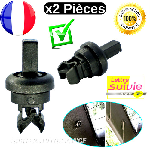Clips fixation plage - x2,