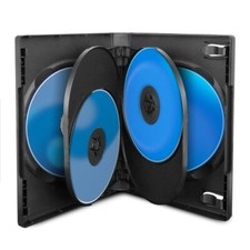 Un boîtier de remplacement pour 6 disques DVD / 22mm / Noir Neuf