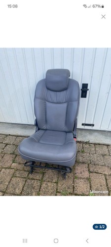Fauteuil amovible cuir - cuir, pour