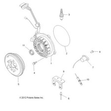 Polaris Ranger Plate Assembly, Genuine OEM Part 3089959, Qty 1 OPEN BOX