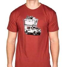 Yeti Offroad Camping Adventure Vehicle T Shirt Mens L Red NWOT Short Sleeve 