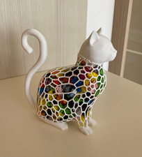 Statue Chat Design Voronoi -