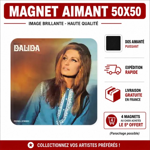Magnet dalida 5x5 cm - 5x5,