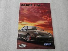 1998 Brochure FIAT coupé 20 V turbo limited edition : dépliant de 6 pages