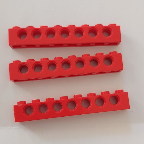 Lego technic poutres - lego, rouges