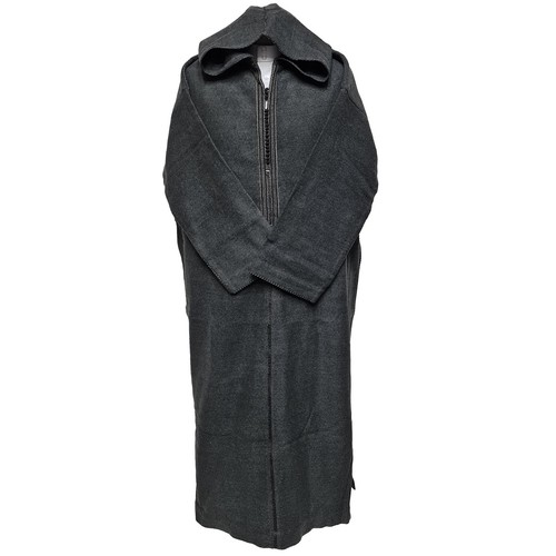Thobe djellaba gris capuche - thobe,