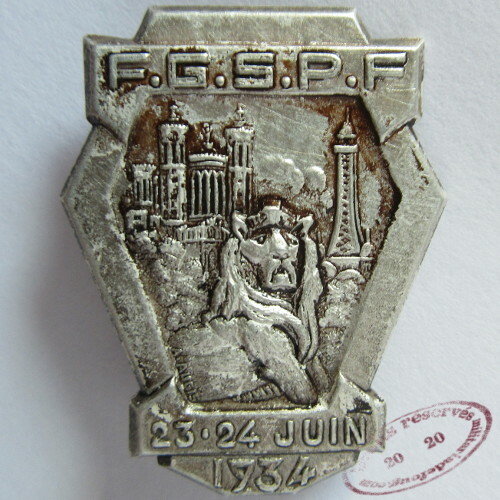 Insigne fgspf fédération - insigne,