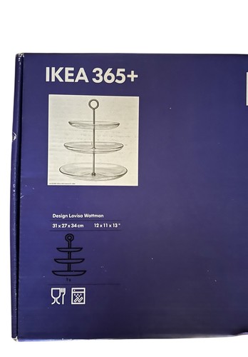 Ikea 365 tier oval glass - 3-tier,