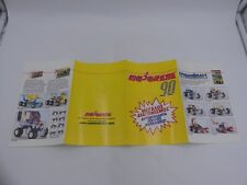 Vintage 1990 GREEK majorette small folding catalogue booklet extranimals