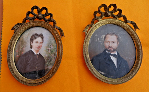 Miniatures xix dans cadre - dans,