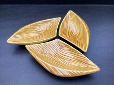 3 raviers / coupelles en céramique de Verceram - années 60