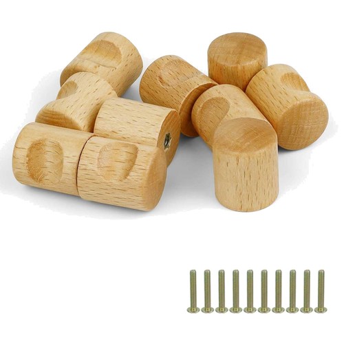 Boutons tiroir bois - tiroir, hêtre