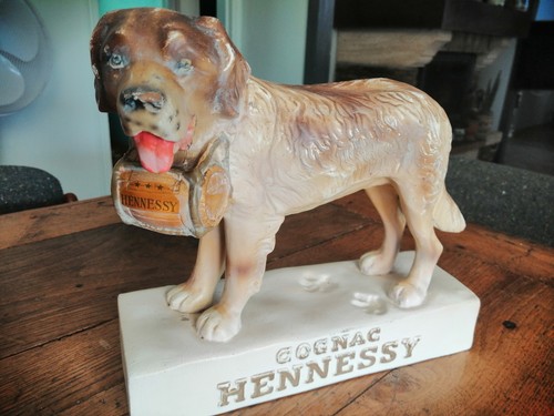 Statue figure chien bernard - st,