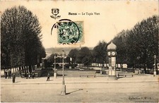 Old postcard Sens green carpet (1184472)