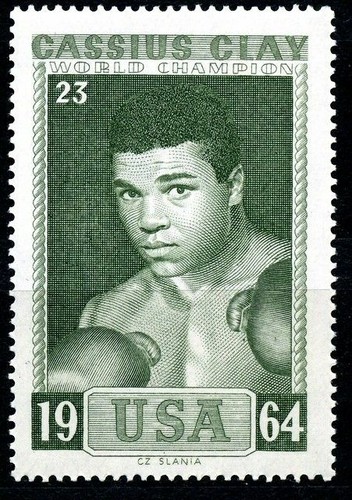 Plaque metal boxe ali - plaque,