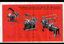 PARIS (XI°) MACHINE TOOLS "MANUFACTURE PARISIENNE de SCAWS" poster A3 rates