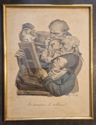 Lithographie ancienne xix ème - lithographie,