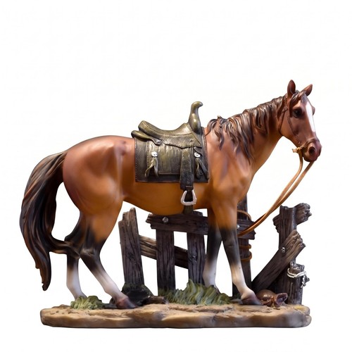 Figurine cheval avec - de,