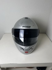 Nolan N102 Evo Classic N-Com Motorcycle Helmet, Size  M, USED, Made In Italy