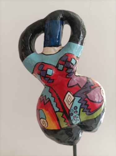Sculpture pop art poupée - sculpture,