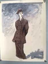 Pierre Mourgue dessin de mode