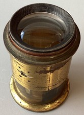ANCIEN OBJECTIF PHOTOGRAPHIQUE LAITON A CRÉMAILLÈRE CHAMBRE OU APPAREIL PHOTO