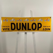 Plaque émaillée Dunlop -
