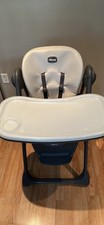 Chicco Polly Adjustable High Chair  Taupe Compact Fold 3 Position Reclining Seat