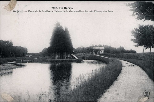 Cpa argent canal de la - argent,