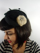 Mini chapeau bibi rétro