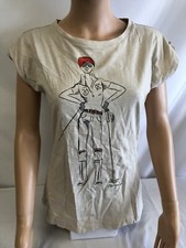 T-shirt Femme HV Polo 100%Coton Taille M Couleur Beige Neuf !!!!!