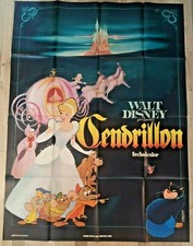 AFFICHE ORIGINALE  - Cendrillon - 1950 - 120X160 - R1960 - Walt Disney