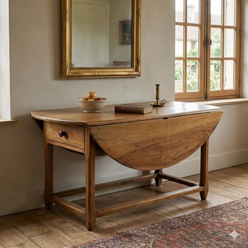 Table ancienne noyer sapin - table, en