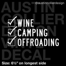 6.5" VACATION CHECKLIST vinyl