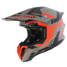 Casque Airoh Twist 3.0 MX Dynasty noir gris orange