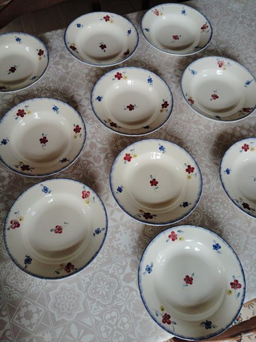 Assiettes creuse vintage - 10,
