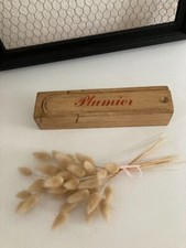 3 ⚜️ Ancien Plumier D'écolier en Bois Déco École Bureau Vintage Longueur 24 Cm